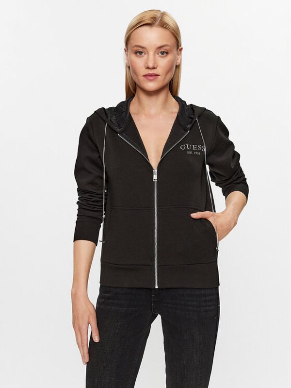 Guess Guess Суитшърт W3YQ15 KB932 Черен Regular Fit