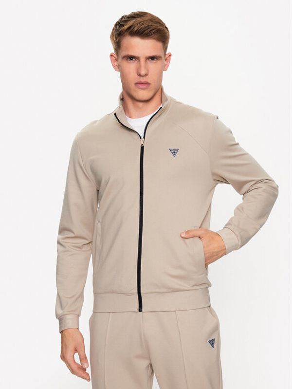 Guess Guess Суитшърт Z3YQ06 KBT22 Бежов Regular Fit