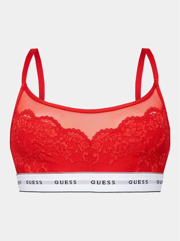 Guess Guess Сутиен-топ Belle O2BC07 KBBT0 Червен