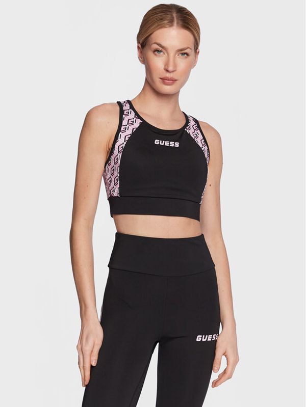 Guess Guess Сутиен-топ Debra V3RP04 MC03W Черен