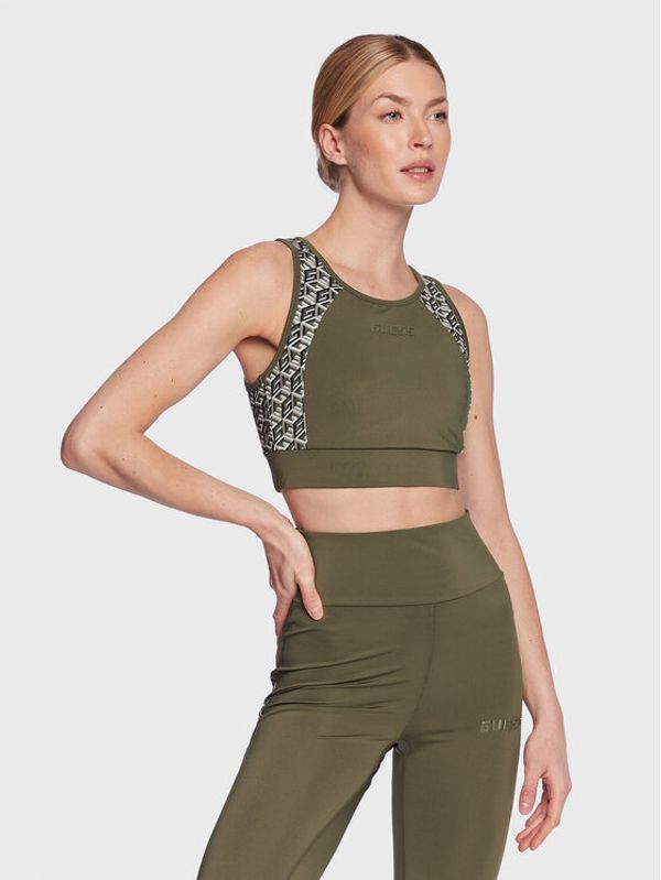 Guess Guess Сутиен-топ Debra V3RP04 MC03W Зелен