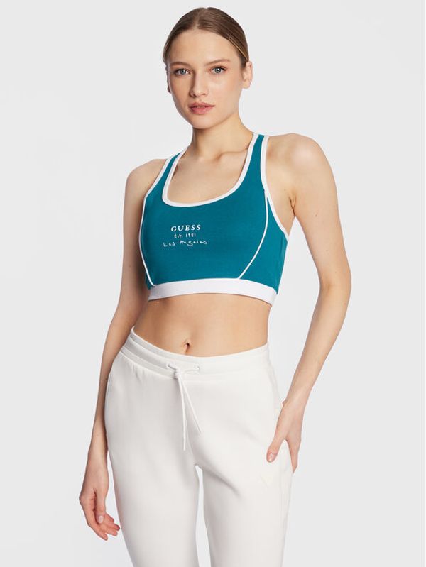 Guess Guess Сутиен-топ Signature V3GP00 KBP41 Син