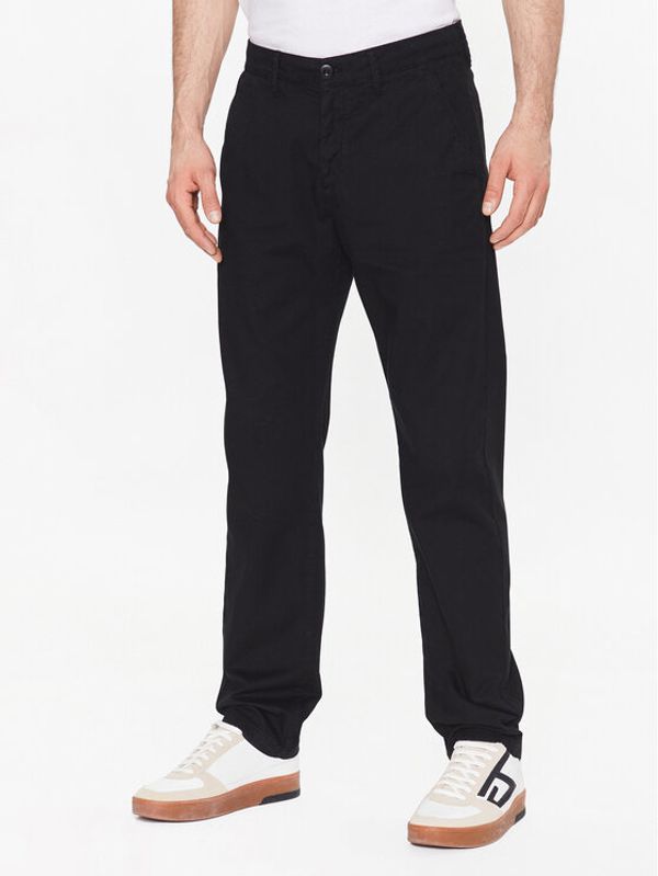 Guess Guess Текстилни панталони Drake M3GB13 WFBW3 Черен Regular Fit