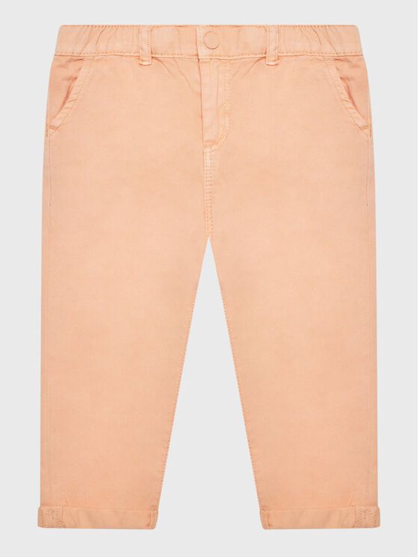 Guess Guess Текстилни панталони K3GB04 WFBO0 Оранжев Relaxed Fit