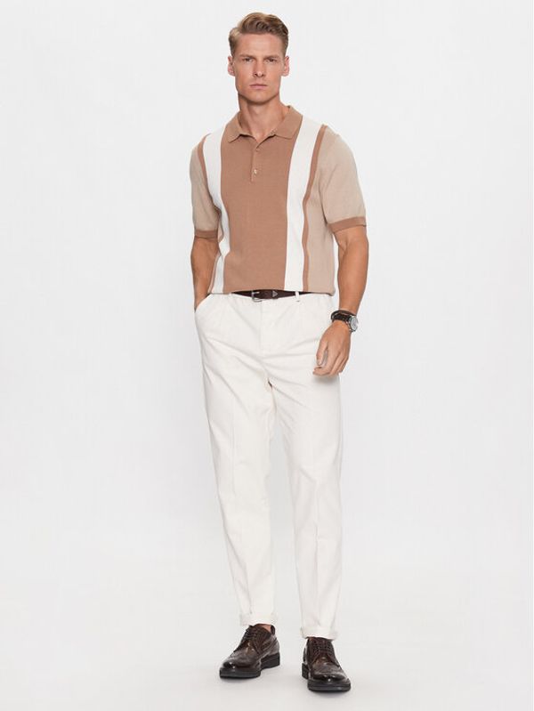 Guess Guess Текстилни панталони M3YB28 WFIN3 Бял Slim Fit