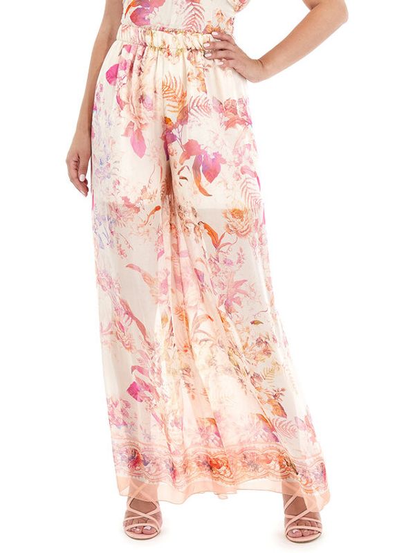 Guess Guess Текстилни панталони Roxan W3GB46 WE550 Цветен Relaxed Fit