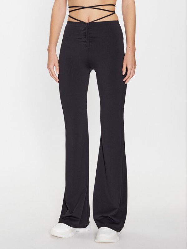 Guess Guess Текстилни панталони V3BB01 MC04Z Черен Regular Fit