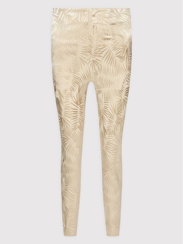 Guess Guess Текстилни панталони W2GB30 WEJZ0 Бежов Regular Fit