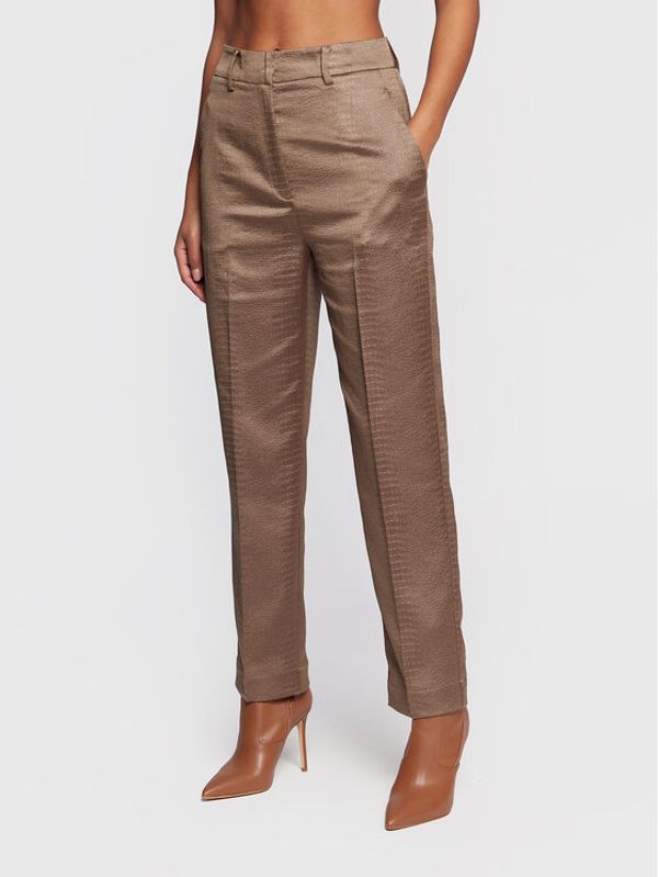 Guess Guess Текстилни панталони W3RB11 WF562 Зелен Regular Fit