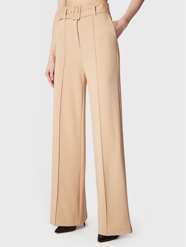 Guess Guess Текстилни панталони W3RB18 KBJP2 Бежов Regular Fit