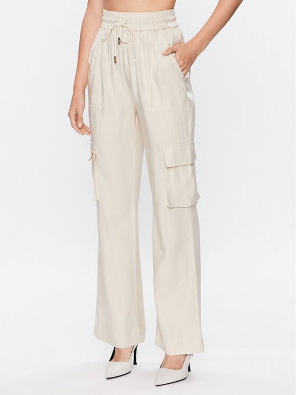 Guess Guess Текстилни панталони W3YB16 WFJ92 Сив Loose Fit