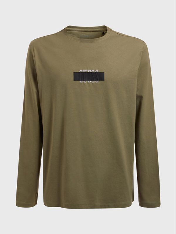 Guess Guess Тениска с дълъг ръкав Ardis M2BI34 I3Z14 Зелен Regular Fit