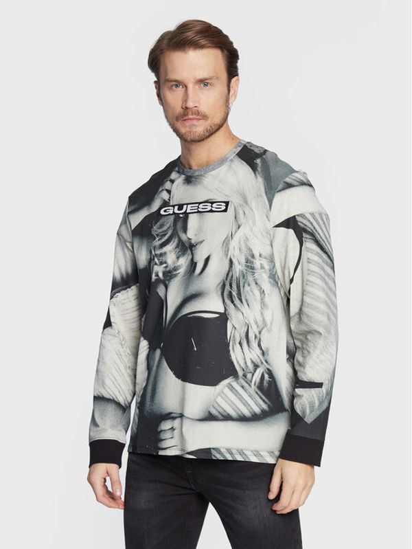 Guess Guess Тениска с дълъг ръкав M3RI43 K9RM1 Бежов Regular Fit