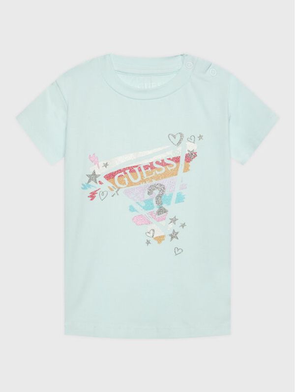 Guess Guess Тишърт A3RI00 K6YW3 Син Regular Fit