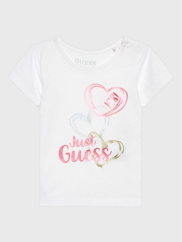 Guess Guess Тишърт A3RI01 K6YW1 Бял Regular Fit