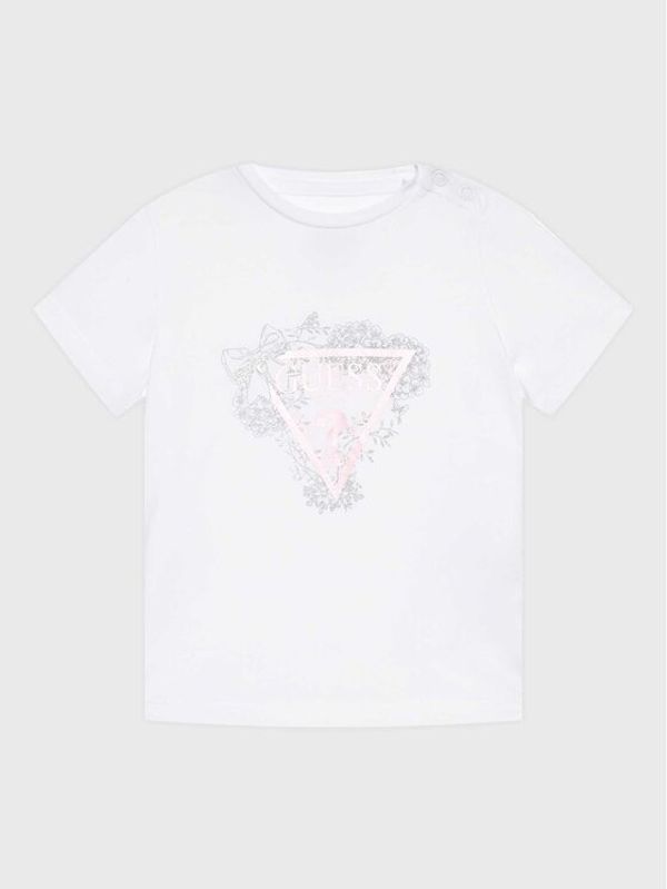 Guess Guess Тишърт A3RI02 K6YW1 Бял Regular Fit