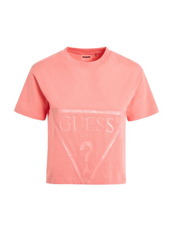 Guess Guess Тишърт Adele V2YI06 K8HM0 Розов Regular Fit