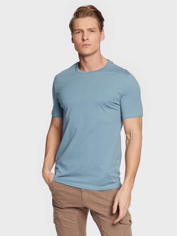 Guess Guess Тишърт Aidy M2YI72 I3Z11 Син Regular Fit