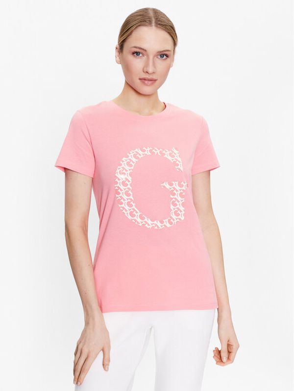 Guess Guess Тишърт Alethea V3GI00 I3Z14 Розов Regular Fit