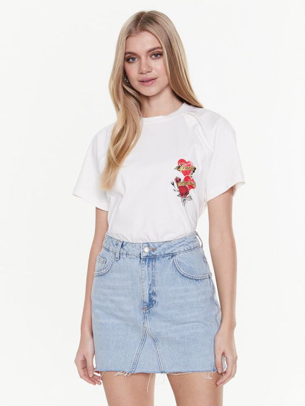 Guess Guess Тишърт Alma W3RI33 K8FQ4 Екрю Regular Fit