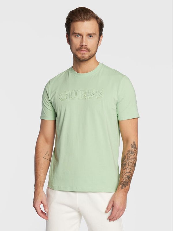 Guess Guess Тишърт Alphy Z2YI11 J1311 Зелен Regular Fit