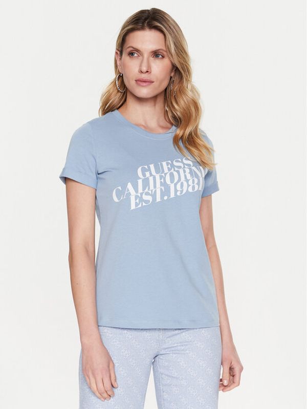 Guess Guess Тишърт Aurelia W3RI26 JA914 Син Regular Fit
