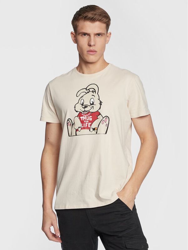 Guess Guess Тишърт Bunny M3RI1R KBDL0 Бежов Oversize