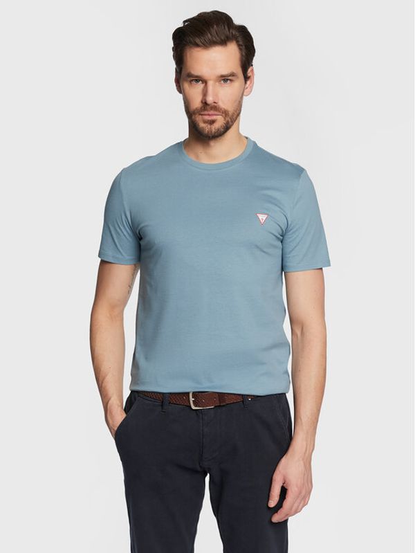 Guess Guess Тишърт Core M2YI36 I3Z11 Син Slim Fit