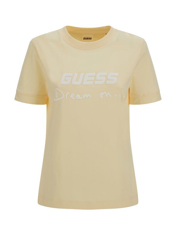 Guess Guess Тишърт Dalya V3GI05 I3Z14 Жълт Regular Fit