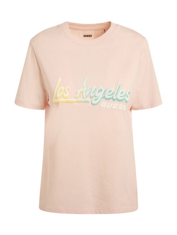 Guess Guess Тишърт Daniella V3GI07 I3Z14 Розов Regular Fit