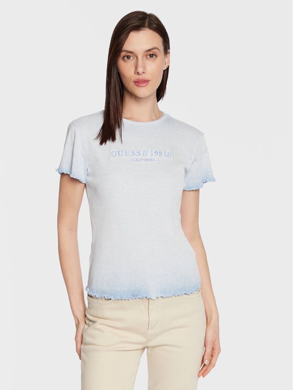 Guess Guess Тишърт Edurne W2GI10 K1814 Син Regular Fit