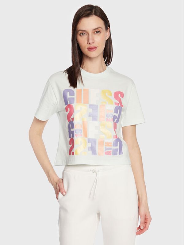 Guess Guess Тишърт Edwina V3GI08 I3Z14 Зелен Regular Fit