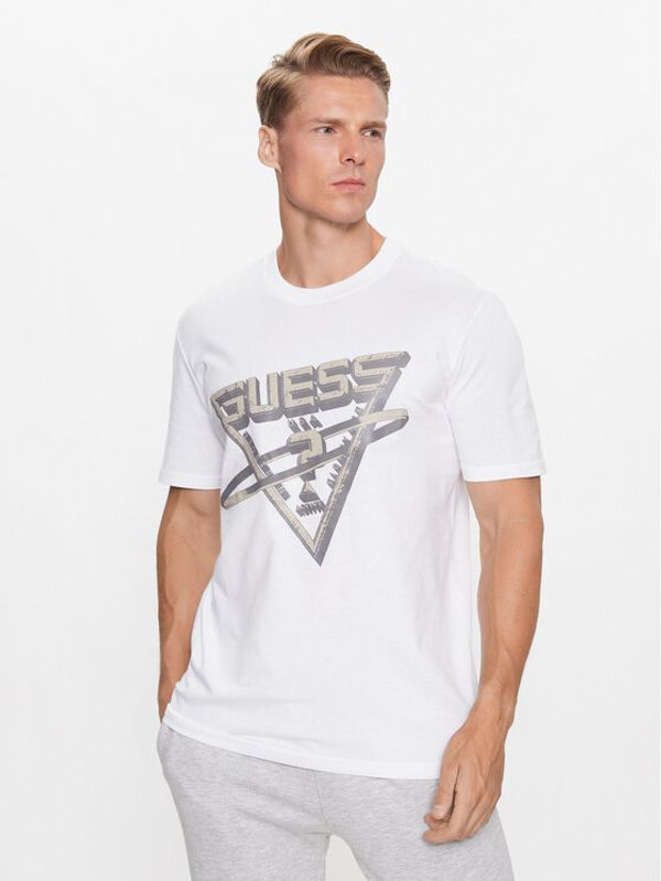 Guess Guess Тишърт Esmund Z3YI09 I3Z14 Бял Regular Fit