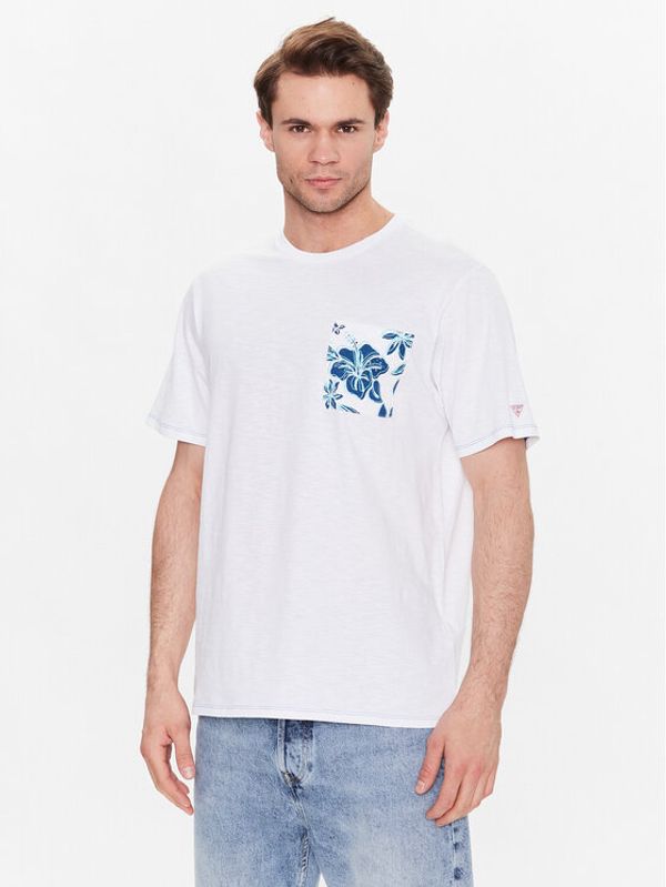 Guess Guess Тишърт F3GI04 K6XN4 Бял Regular Fit