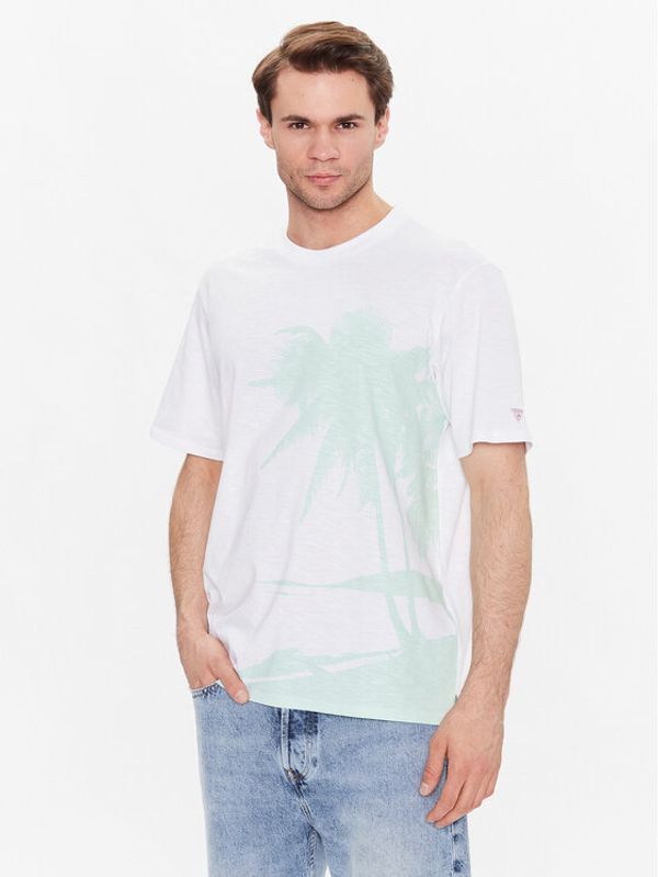 Guess Guess Тишърт F3GI07 K6XN4 Бял Regular Fit