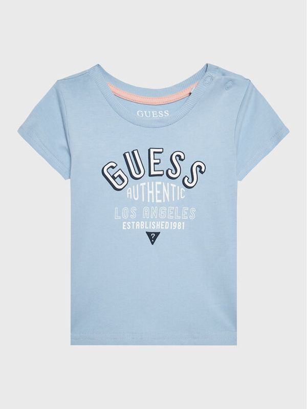 Guess Guess Тишърт I3RI00 K8HM0 Син Regular Fit