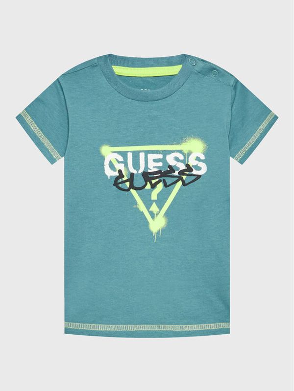 Guess Guess Тишърт I3RI02 K8HM0 Син Regular Fit