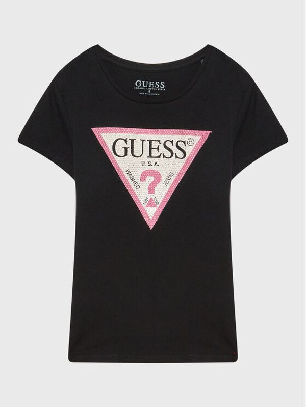 Guess Guess Тишърт J2YI51 K6YW1 Черен Regular Fit