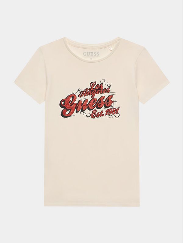 Guess Guess Тишърт J3BI03 J1314 Екрю Regular Fit