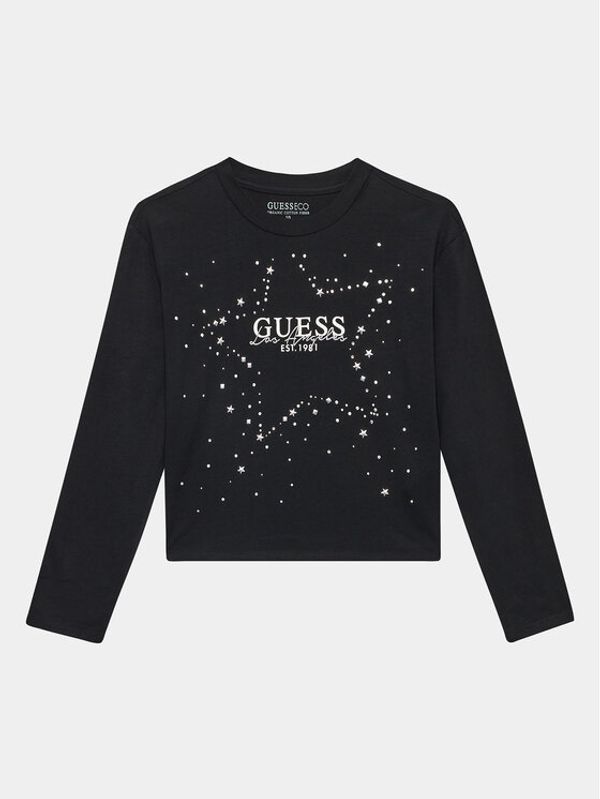 Guess Guess Тишърт J3BI09 J1314 Черен Regular Fit