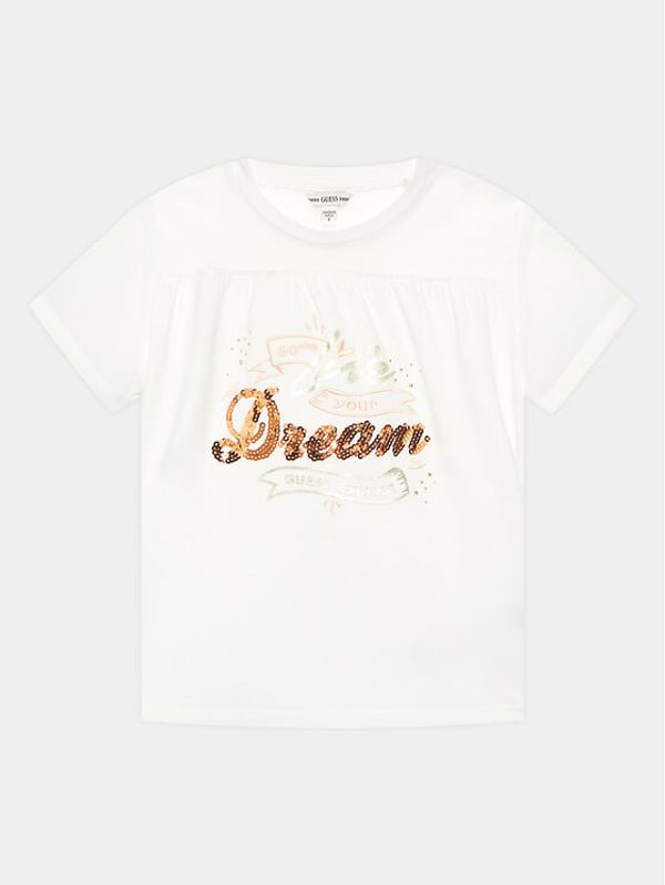 Guess Guess Тишърт J3GI15 K6YW1 Бял Regular Fit