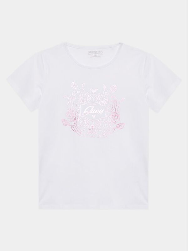 Guess Guess Тишърт J3GI20 K6YW1 Бял Regular Fit