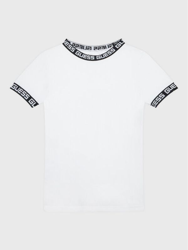 Guess Guess Тишърт J3RI03 K6YW1 Бял Regular Fit