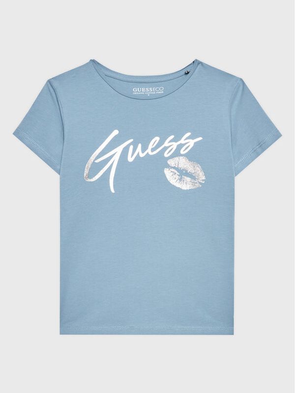 Guess Guess Тишърт J3RI16 K6YW1 Син Regular Fit