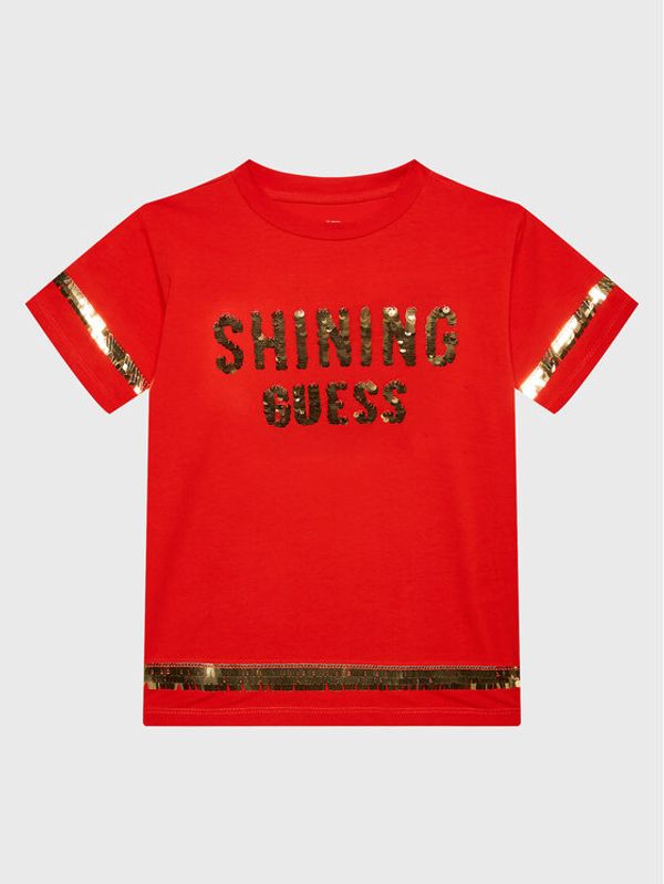 Guess Guess Тишърт J3RI19 K6YW1 Червен Regular Fit