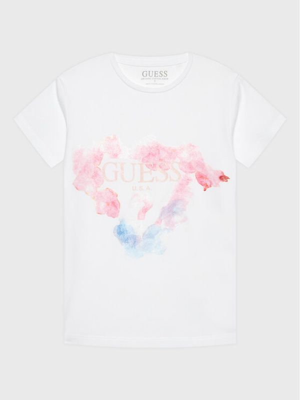 Guess Guess Тишърт J3RI28 K6YW1 Бял Regular Fit
