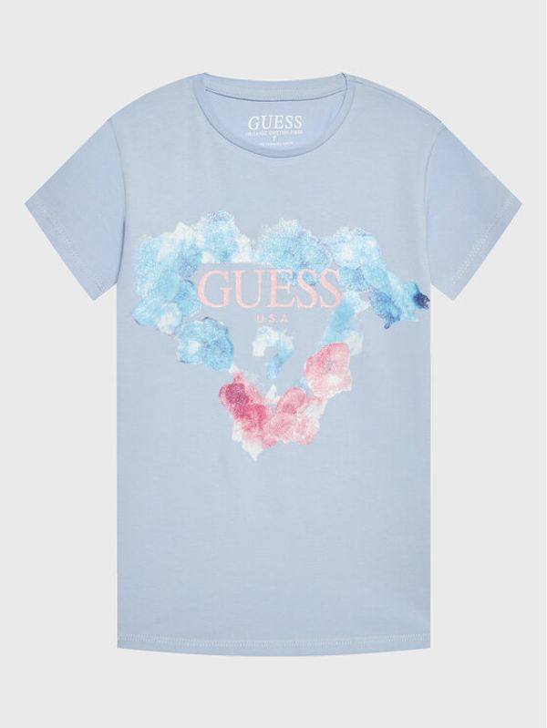 Guess Guess Тишърт J3RI28 K6YW1 Син Regular Fit