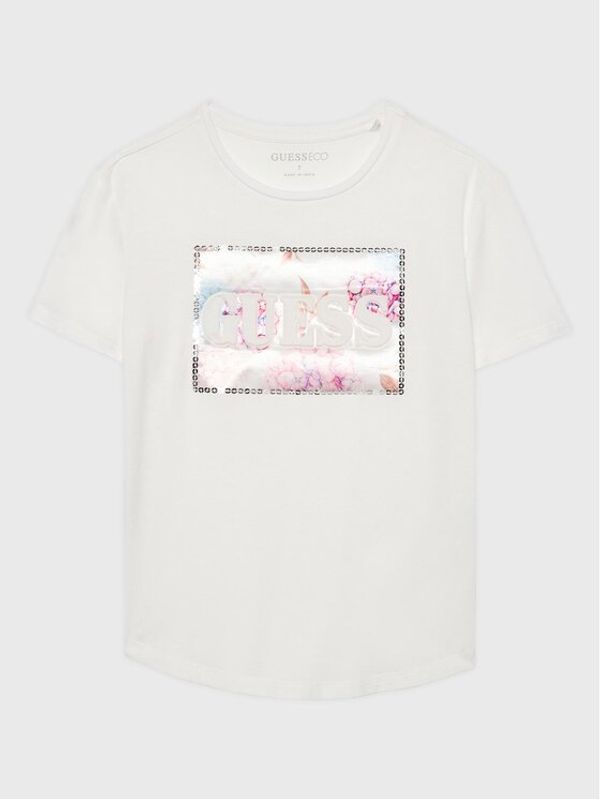 Guess Guess Тишърт J3RI29 KAPO0 Бял Regular Fit