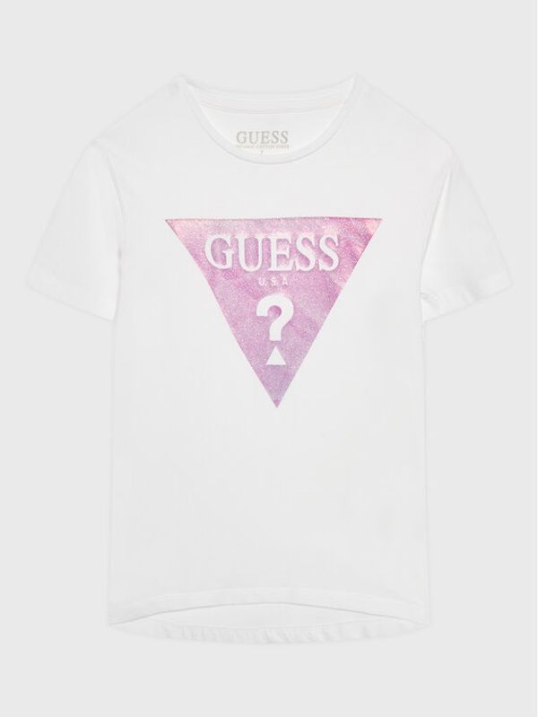 Guess Guess Тишърт J3RI32 K6YW1 Бял Regular Fit