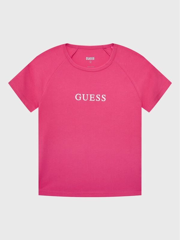 Guess Guess Тишърт J3RI34 KABR0 Розов Regular Fit